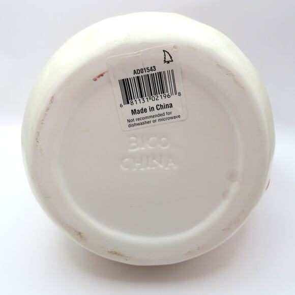 BICO Snowman Ceramic Pitcher 8” Holiday Serveware Gingerbread Christmas Decor - Picture 10 of 10